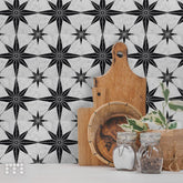Mosaicowall Vinyl Oil-Resistant DIY Flooring Peel and Stick Tile Sticker & Wall Backsplash Self Adhesive Sticker